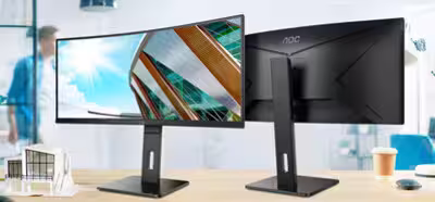 AOC anuncia el monitor panorámico curvo CU34P2C