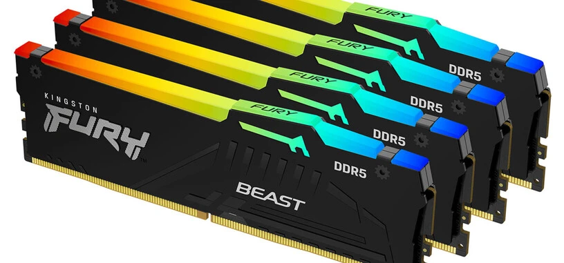 Kingston anuncia la serie FURY Beast RGB de módulos DDR5