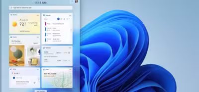 Microsoft abrirá los 'widgets' de Windows 11 a terceros para hacerlos más interesantes