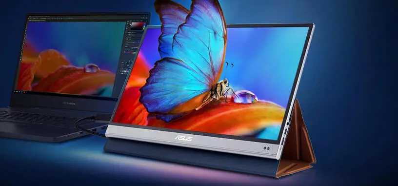 ASUS presenta el monitor portátil ZenScreen OLED MQ16AH