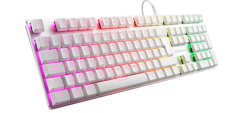 Sharkoon anuncia los teclados PureWriter RGB White y PureWriter TKL RGB White