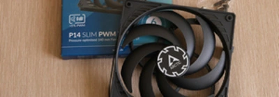 Análisis: ventilador P14 Slim PWM PST de ARCTIC