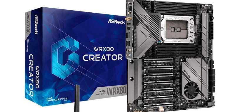 ASRock anuncia la placa base WRX80 Creator para los Threadripper PRO 5000