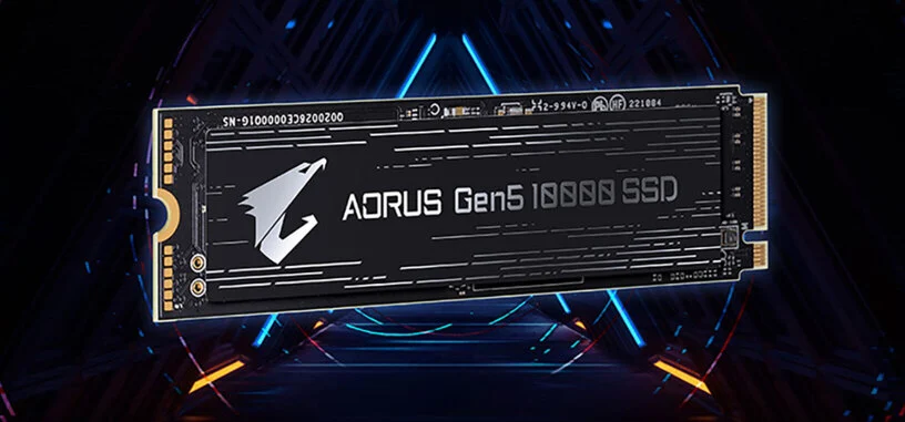 Gigabyte anuncia la AORUS Gen5 10000, una SSD de tipo PCIe 5.0