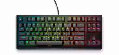 Dell anuncia el Alienware AW420K, teclado mecánico compacto con interruptores MX rojos