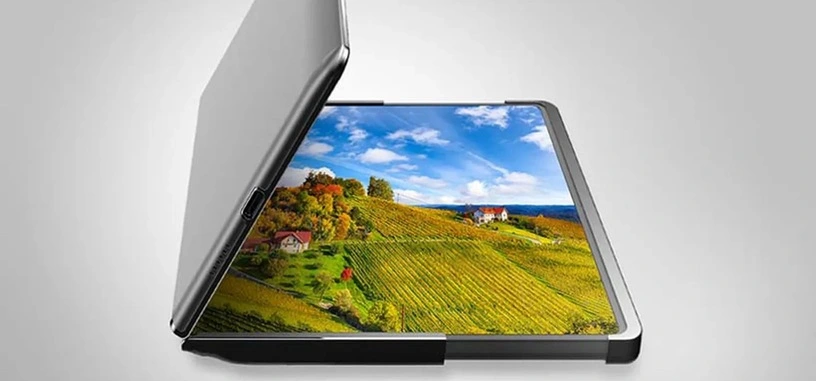 Samsung muestra su concepto de pantalla OLED que se dobla por un lado y 'extiende' por el otro