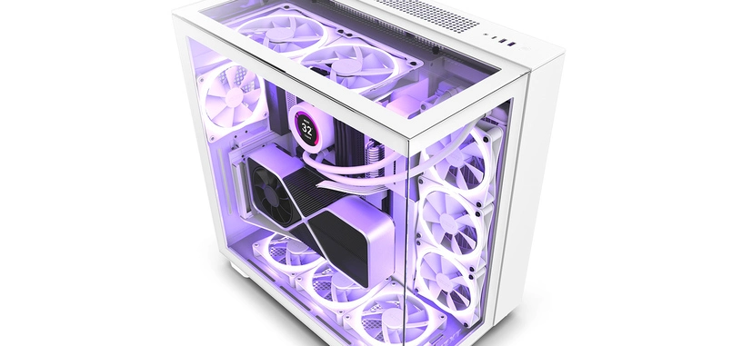 NZXT presenta la serie H9 de cajas de PC de alto rendimiento y el ventilador F120 RGB Duo