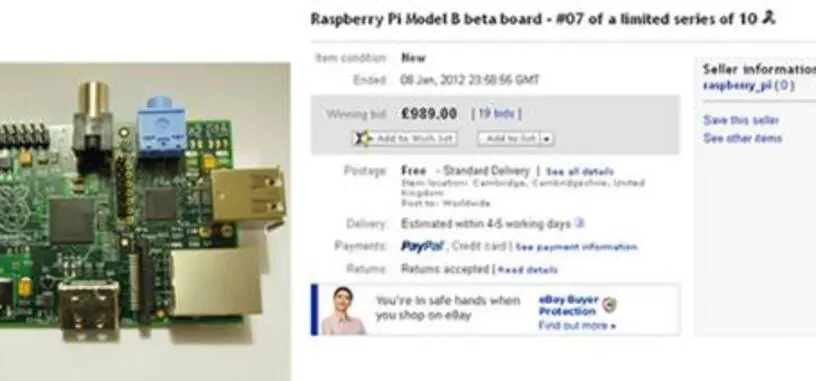 Una persona anónima compra una Raspberry Pi por 1200 euros y la dona a un museo