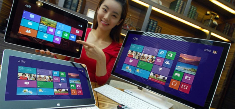 LG también se prepara para Windows 8: presenta una tableta y un todo en uno