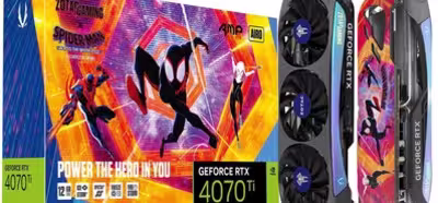 Zotac y Sony anuncian ediciones de las RTX 40 para promocionar 'Spider-Man: Cruzando el multiverso'
