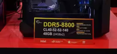 G.Skill muestra en funcionamiento sus módulos de DDR5 a 8800 MHz