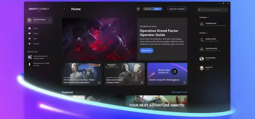 Ubisoft le da un repaso visual al cliente de Connect