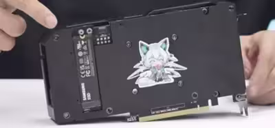 ASUS crea una curiosa RTX 4060 Ti con una ranura M.2 de SSD