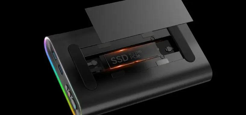 Presentan en Indiegogo una RX 7600M externa con una ranura SSD integrada