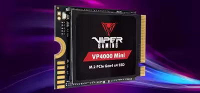 Patriot anuncia la serie VP4000 Mini de SSD tipo PCIe 4.0 en formato M.2 2230