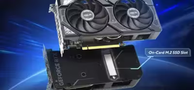 ASUS anuncia la Dual GeForce RTX 4060 Ti SSD, y tiene eso, una ranura SSD integrada