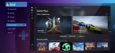 Microsoft añade un modo compacto de la aplicación Xbox para los PC tipo Steam Deck