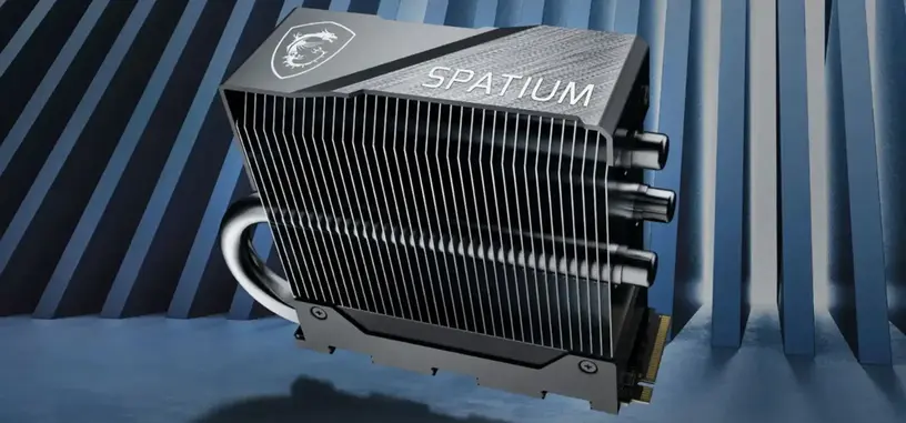 MSI anuncia una versión de Spatium M570 Pro Frozr, tipo PCIe 5.0 con un generoso disipador