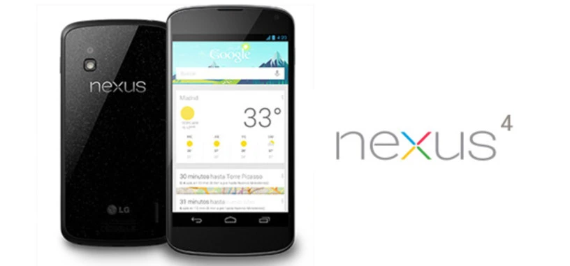 La producción de Nexus 4 en 2012 podría haber sido de unas 400.000 unidades