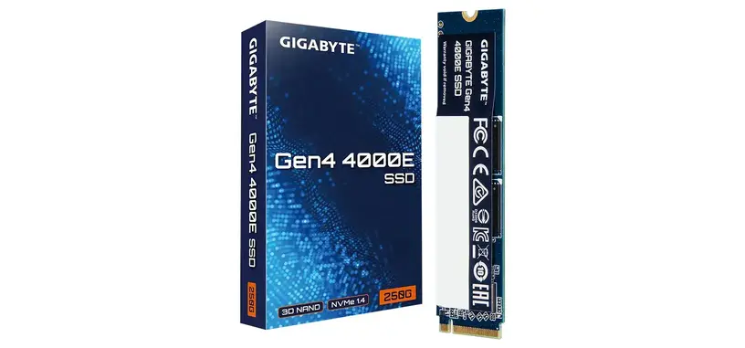 Gigabyte anuncia la serie Gen 4 4000E de SSD