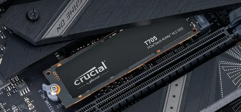 Crucial anuncia la serie T705 de SSD de tipo PCIe 5.0