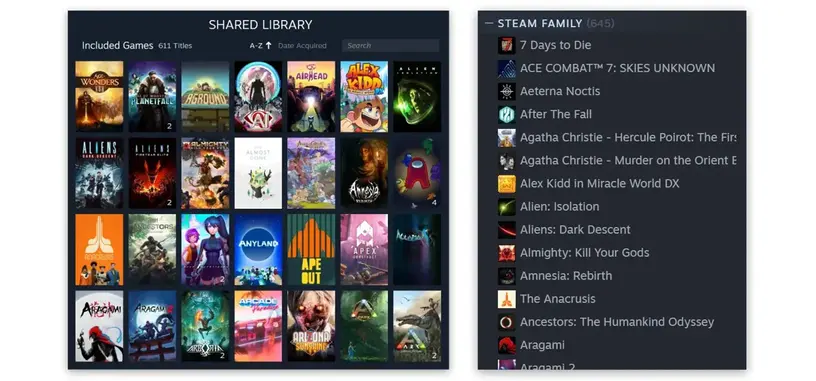 Valve anuncia los grupos familiares de Steam para poder compartir fácilmente la biblioteca