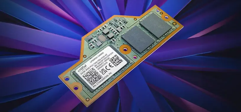 Micron pone a la venta su LPCAMM2 de 64 GB LPDDR5-7500 por 330 dólares