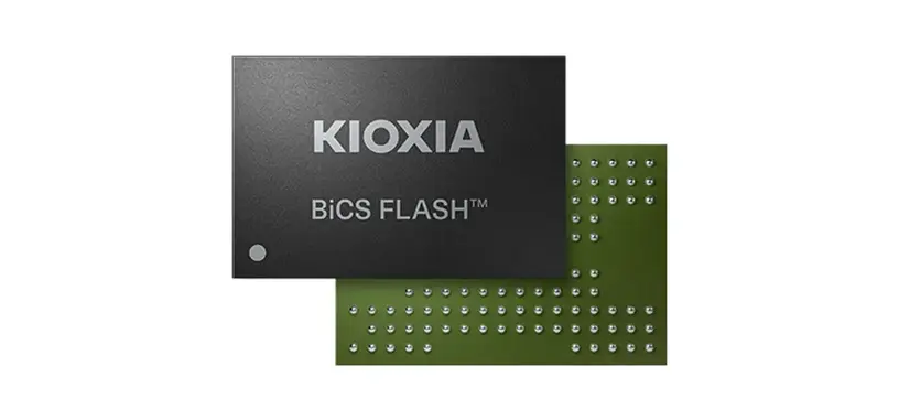 Kioxia anuncia chips de NAND 3D tipo QLC de 2 Tb para SSD de mayor capacidad