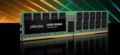 Micron anuncia su DDR5 de 9200 MT/s creada con un nuevo proceso 1γ con luz UVE