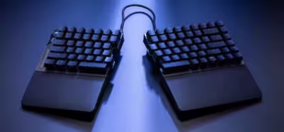 ASUS anuncia el teclado dividido ROG Falcata, de 75 % y 8000 Hz