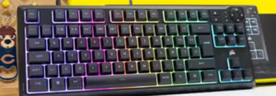 Análisis: Corsair K55 Core TKL review en español