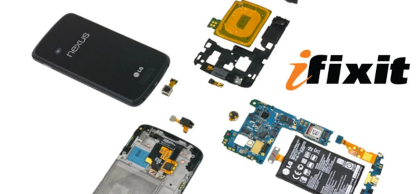 iFixit desmonta un Nexus 4; encuentran un chip LTE, la batería no es extraíble