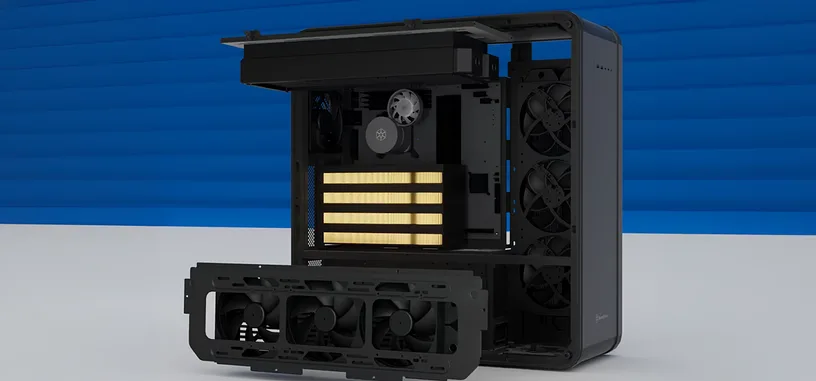 SilverStone presenta la torre Alta T1 hecha en aluminio, con doble fuente de alimentación