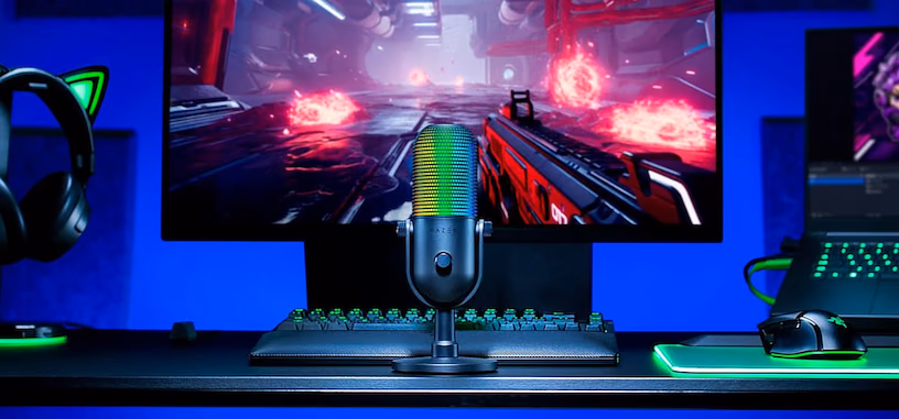Razer anuncia el micrófono Seiren v3 Chroma 32-Bit DSP