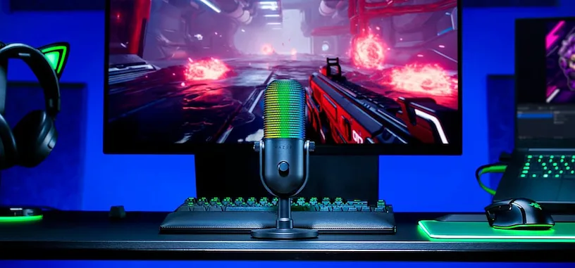 Razer anuncia el micrófono Seiren v3 Chroma 32-Bit DSP