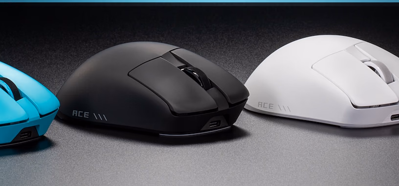 ASUS anuncia el ROG Gladius IV Ace, un ratón ergonómico inalámbrico de 56 g con sondeo de 8000 Hz