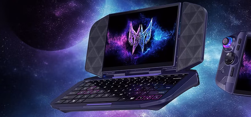 Acer muestra el proyecto DualPlay Mini, un concepto de PC de mano que se abre como un miniportátil