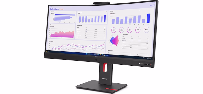 Lenovo presenta cuatro monitores ThinkVision: un OLED 4K y tres para videoconferencia