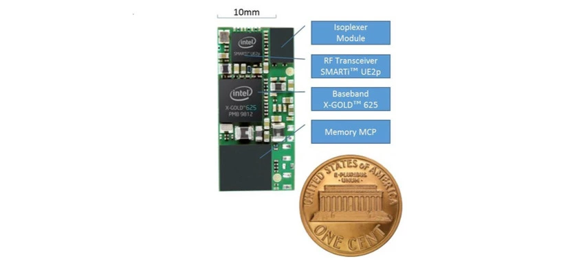 El nuevo módem 3G de Intel tiene el tamaño de una moneda, ideal para relojes inteligentes