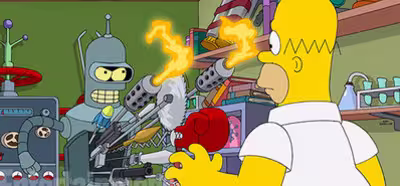Futurama regresará a la televisión en un crossover con Los Simpsons