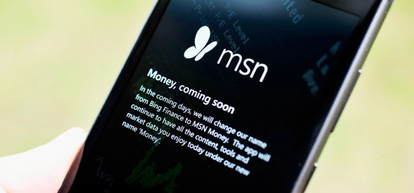 Las aplicaciones de Microsoft cambiarán 'Bing' por 'MSN' en su nombre, empezando por Bing Finance