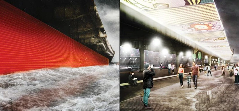 Una compañía holandesa está construyendo un muro marítimo alrededor de Nueva York