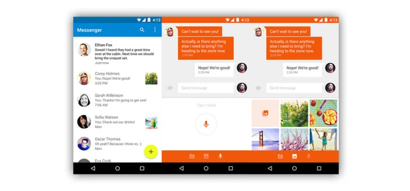 Google libera Messenger, una nueva aplicación para gestionar tus SMS en Android
