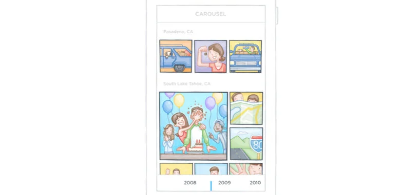 Dropbox lanza las versiones para web e iPad de Carousel