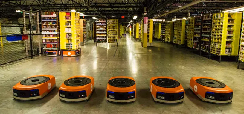 Amazon cuenta con un nuevo ejército robótico en sus almacenes