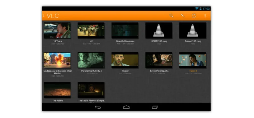 La versión de VLC para Android sale de la fase beta