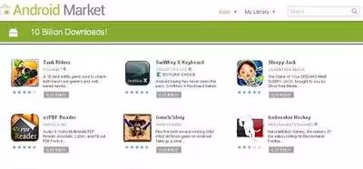 Aplicaciones a 10 céntimos en el Android Market