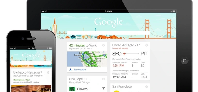 Google actualiza su aplicación para iOS con mejoras de interfaz y a Google Now