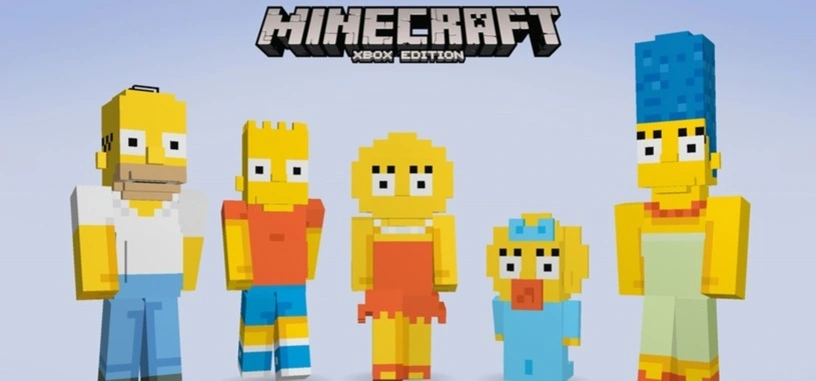 Los Simpsons llegan a la versión de Xbox de Minecraft