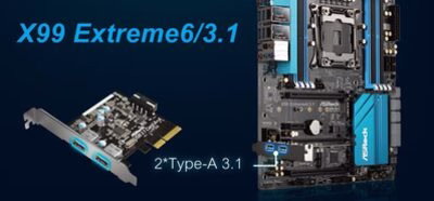 ASRock presenta nuevas placas base y tarjetas con USB 3.1